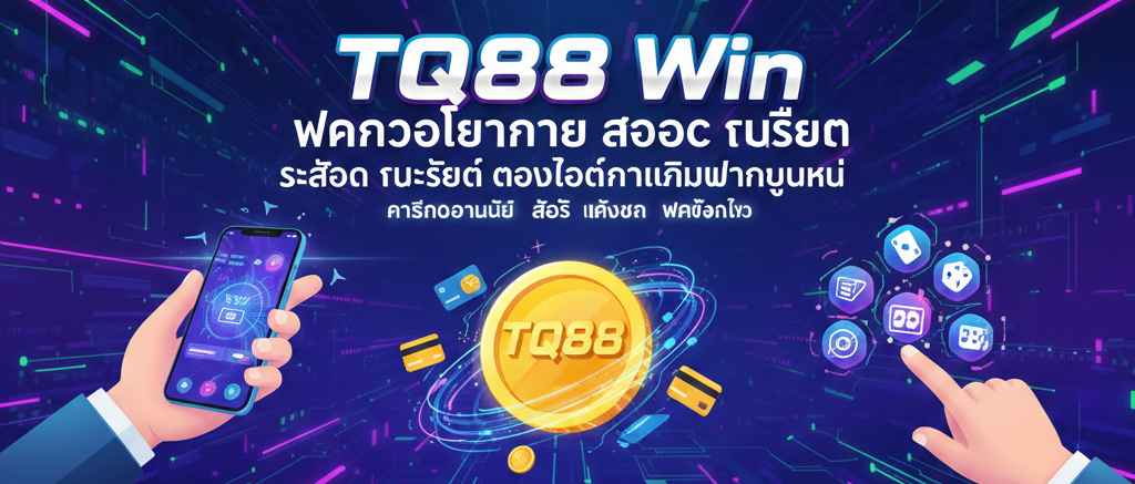 TQ88 Win ฝากวอเลทง่าย สะดวก รวดเร็ว ตอบโจทย์การเดิมพันยุคใหม่